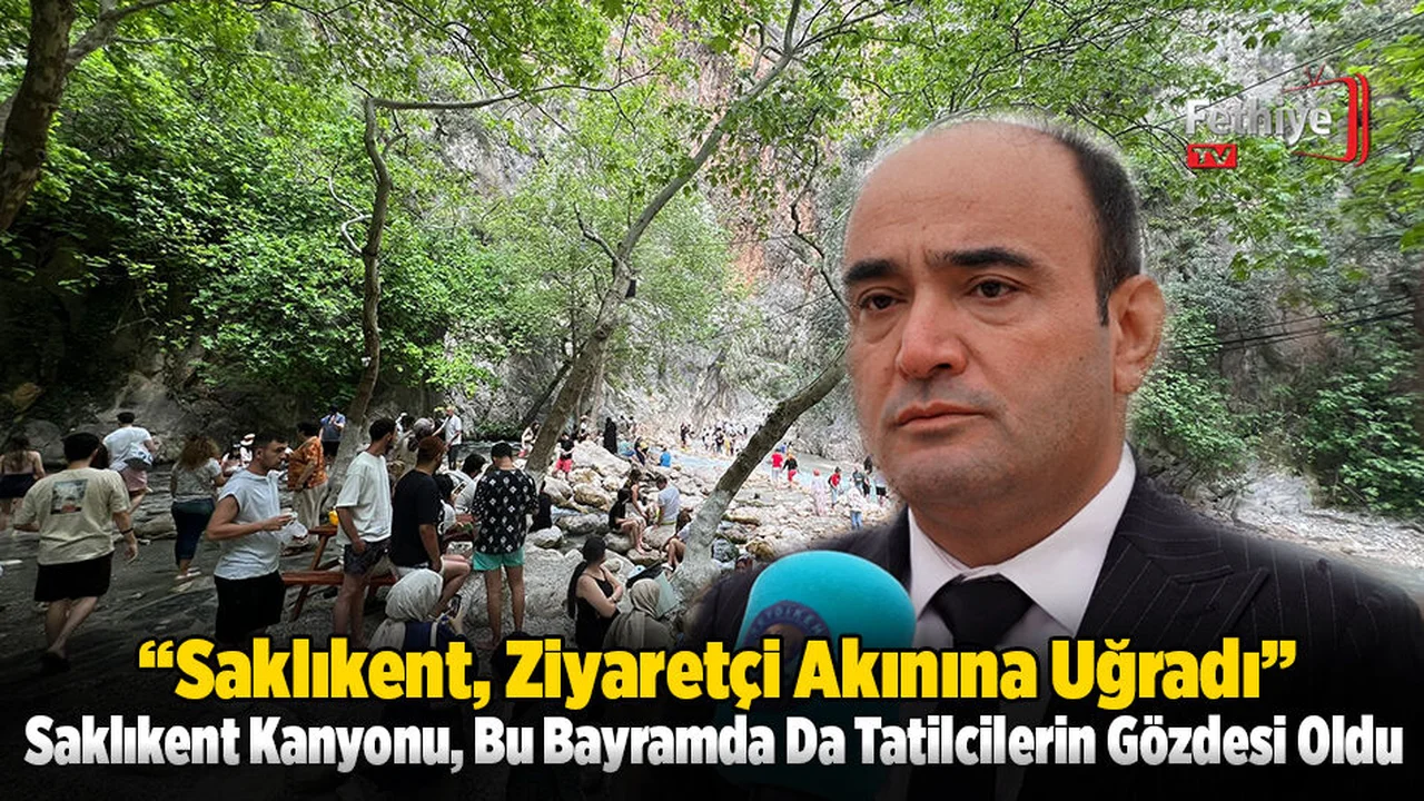 Saklıkent Kanyonu, Bu Bayramda Da Tatilcilerin Gözdesi Oldu