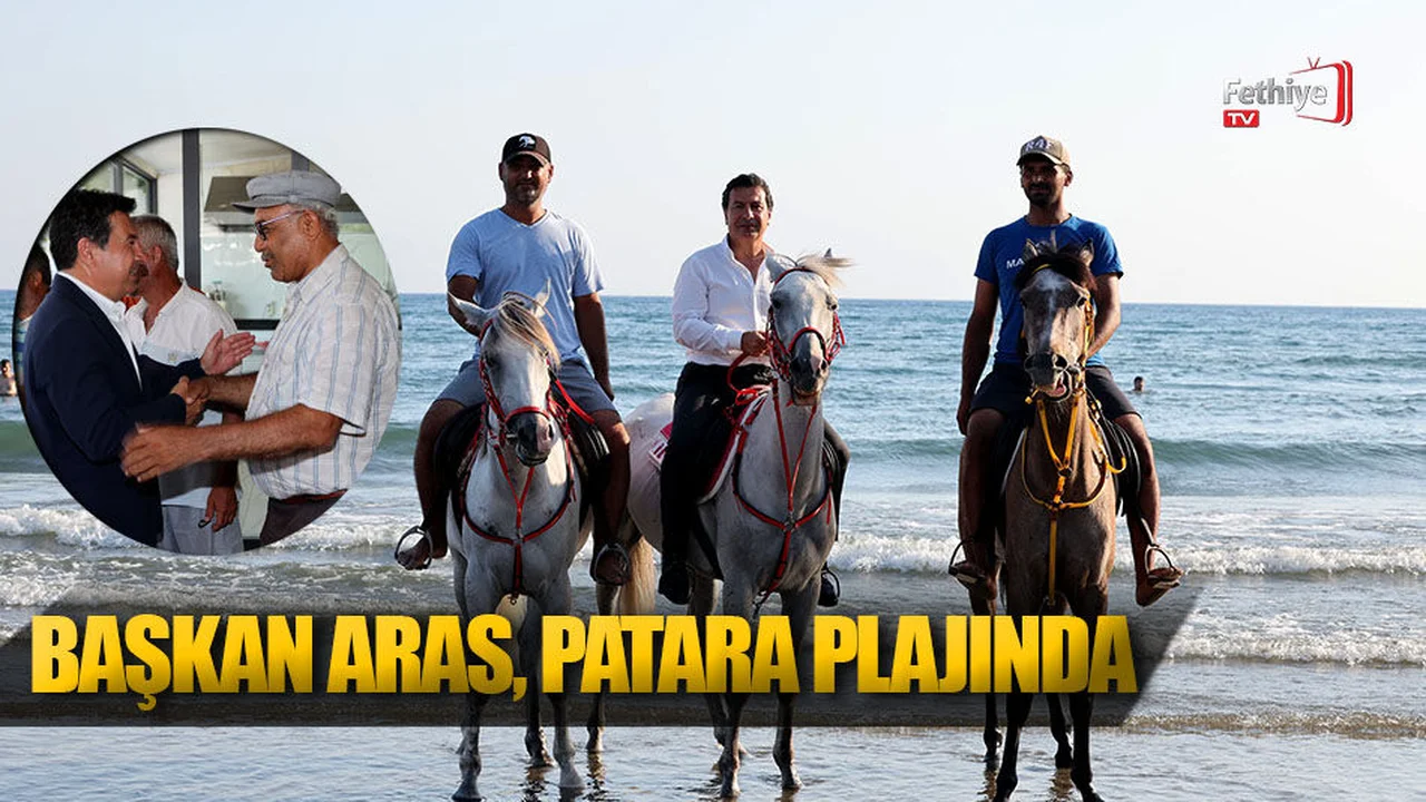 Başkan Aras, Patara Plajında Ata Bindi