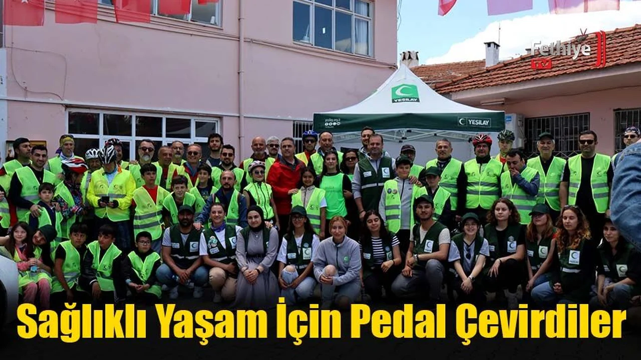 Sağlıklı Yaşam İçin Pedal Çevirdiler