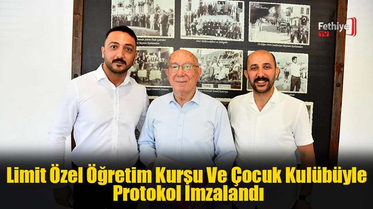 Limit Özel Öğretim Kursu Ve Çocuk Kulübüyle Protokol İmzalandı