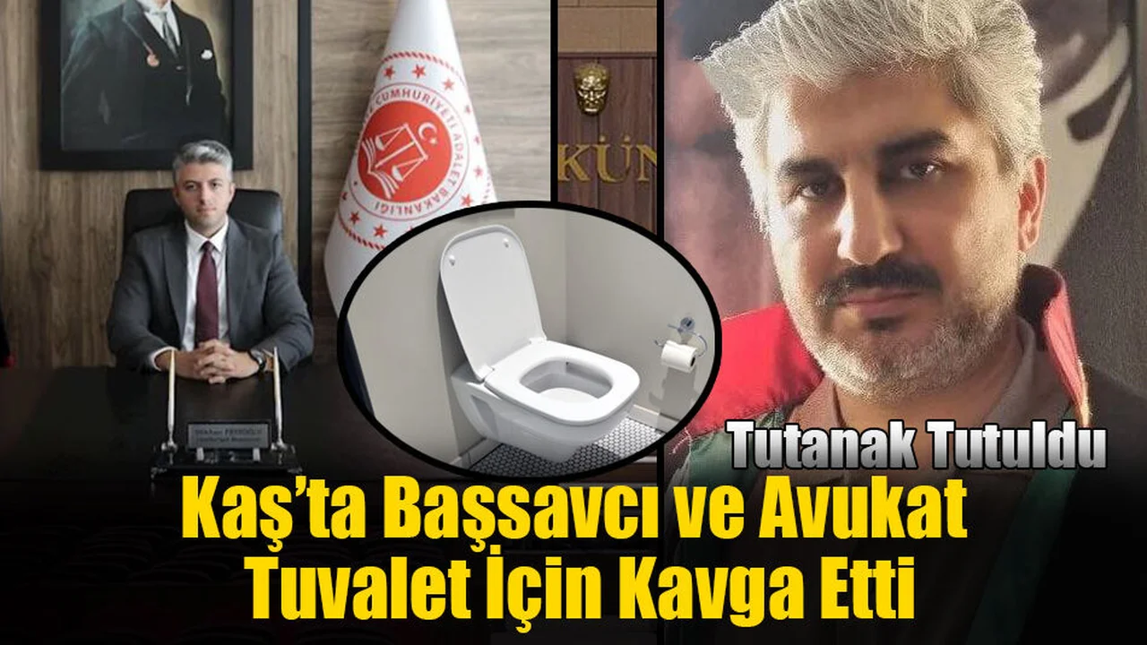 Kaş’ta Başsavcı ve Avukat Tuvalet İçin Kavga Etti