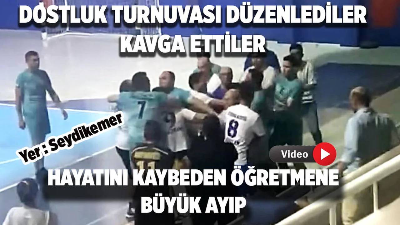 Seydikemer'de Dostluk Turnuvasında Kavga Çıktı