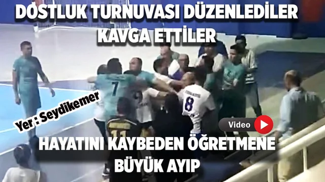 Seydikemer'de Dostluk Turnuvasında Kavga Çıktı