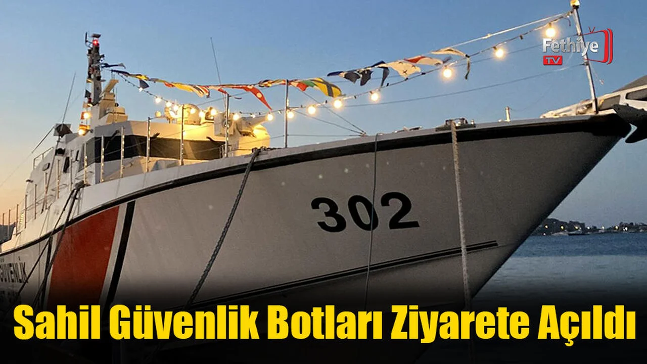 Sahil Güvenlik Botları Ziyarete Açıldı