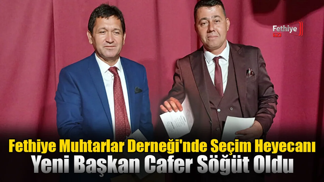 Fethiye Muhtarlar Derneği'nde Seçim Heyecanı