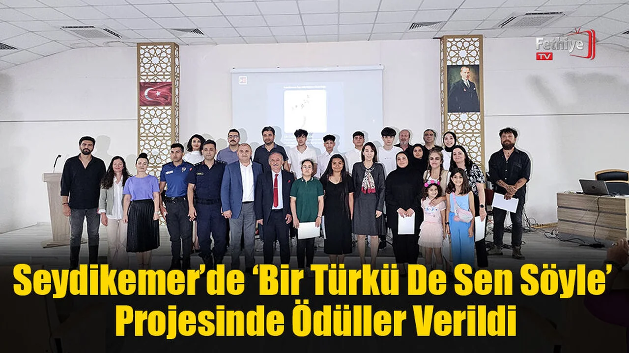 Seydikemer’de Ramazan Güngör Liseler Arası Türk Halk Müziği Ses Yarışması
