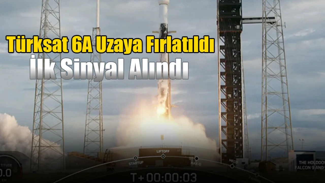 Türksat 6A Uzaya Fırlatıldı: İlk Sinyal Alındı