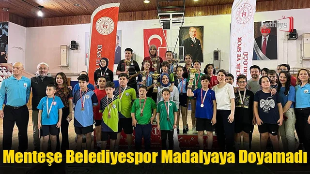 Menteşe Belediyespor Madalyaya Doyamadı