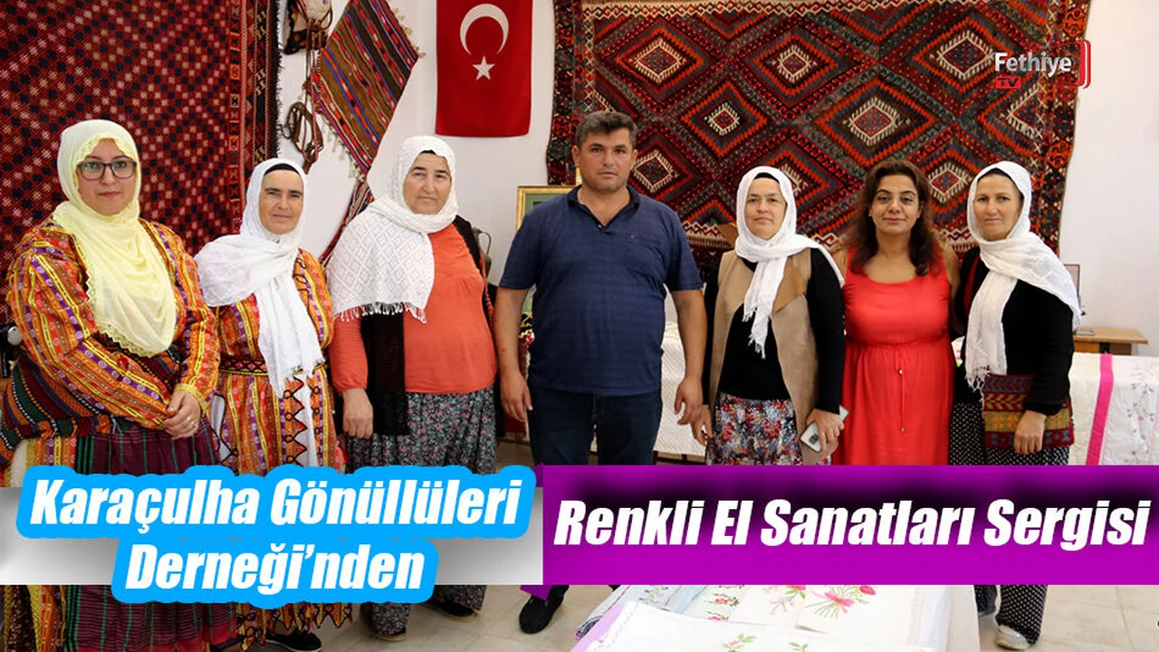 Karaçulha Gönüllüleri Derneği’nden Renkli El Sanatları Sergisi