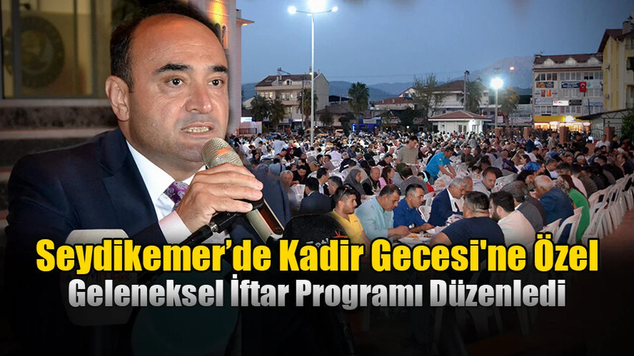 Başkan Akdenizli, “Seydikemer’i Muğla’nın Parlayan Yıldızı Haline Getireceğiz”