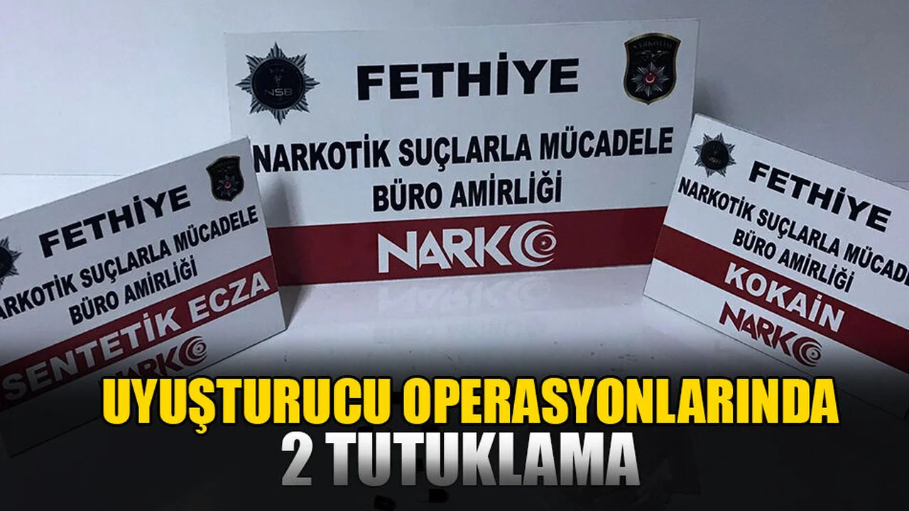 Uyuşturucu Operasyonlarında 2 Tutuklama