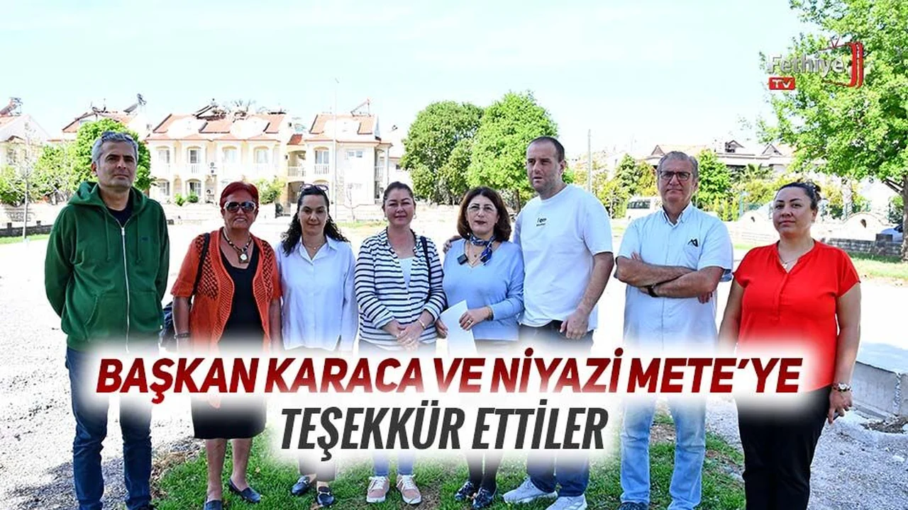 Başkan Karaca Ve Niyazi Mete’ye Teşekkür Ettiler