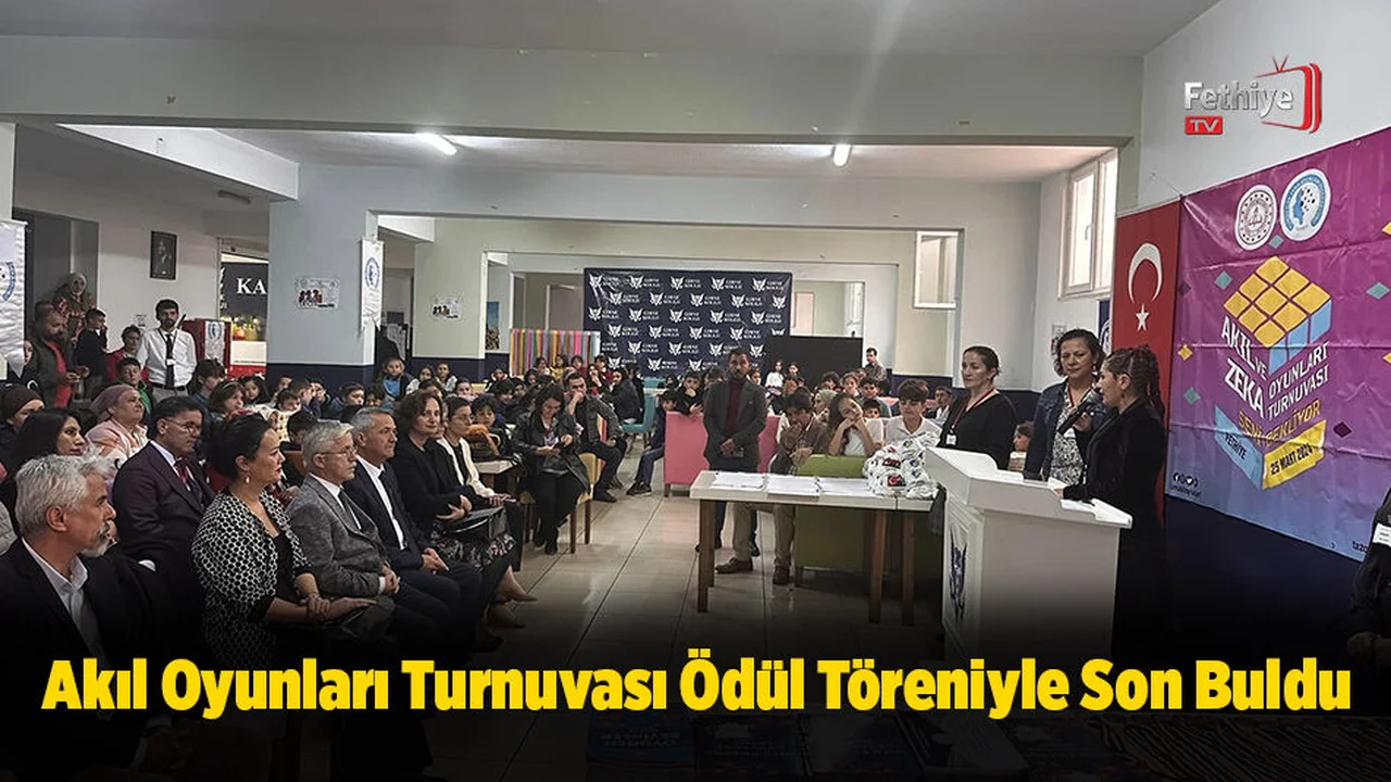 Akıl Oyunları Turnuvası Ödül Töreniyle Son Buldu