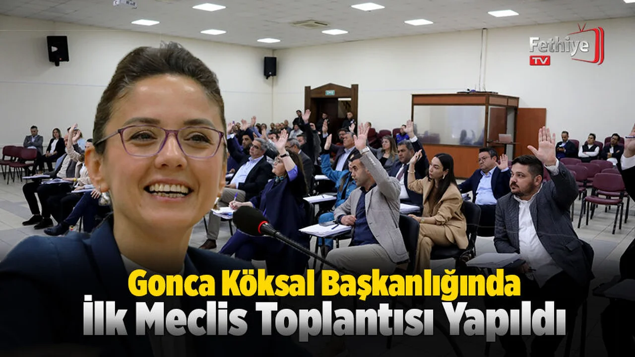 Menteşe Belediyesinin Yeni Üyeleri İlk  Meclis Toplantısını Yaptı