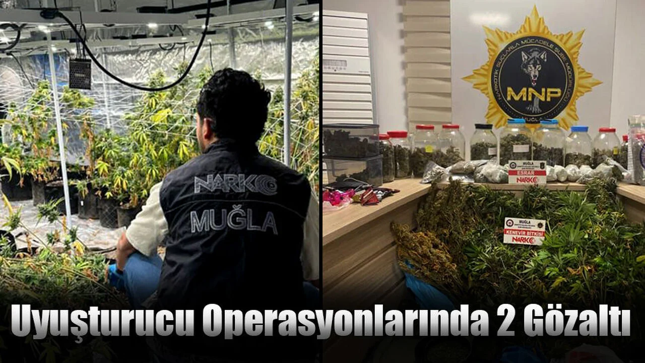 Uyuşturucu Operasyonlarında 2 Gözaltı