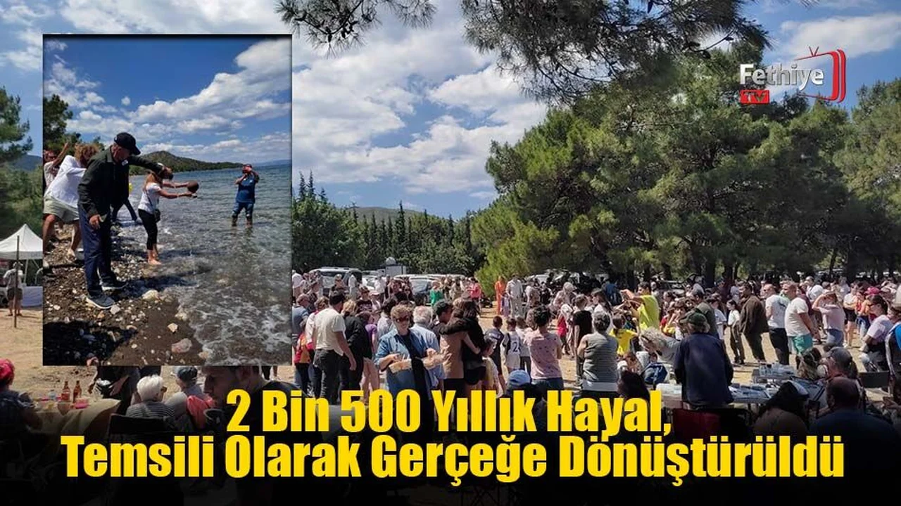 2 Bin 500 Yıllık Hayal, Temsili Olarak Gerçeğe Dönüştürüldü