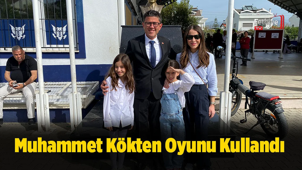 Başkan Adayı Kökten, Oyunu Kullandı