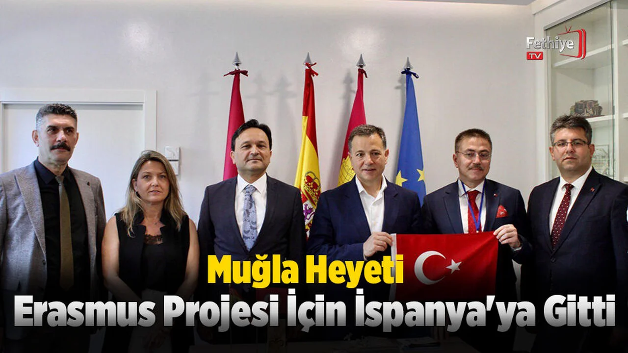 Muğla Heyeti Erasmus Projesi İçin İspanya'ya Gitti