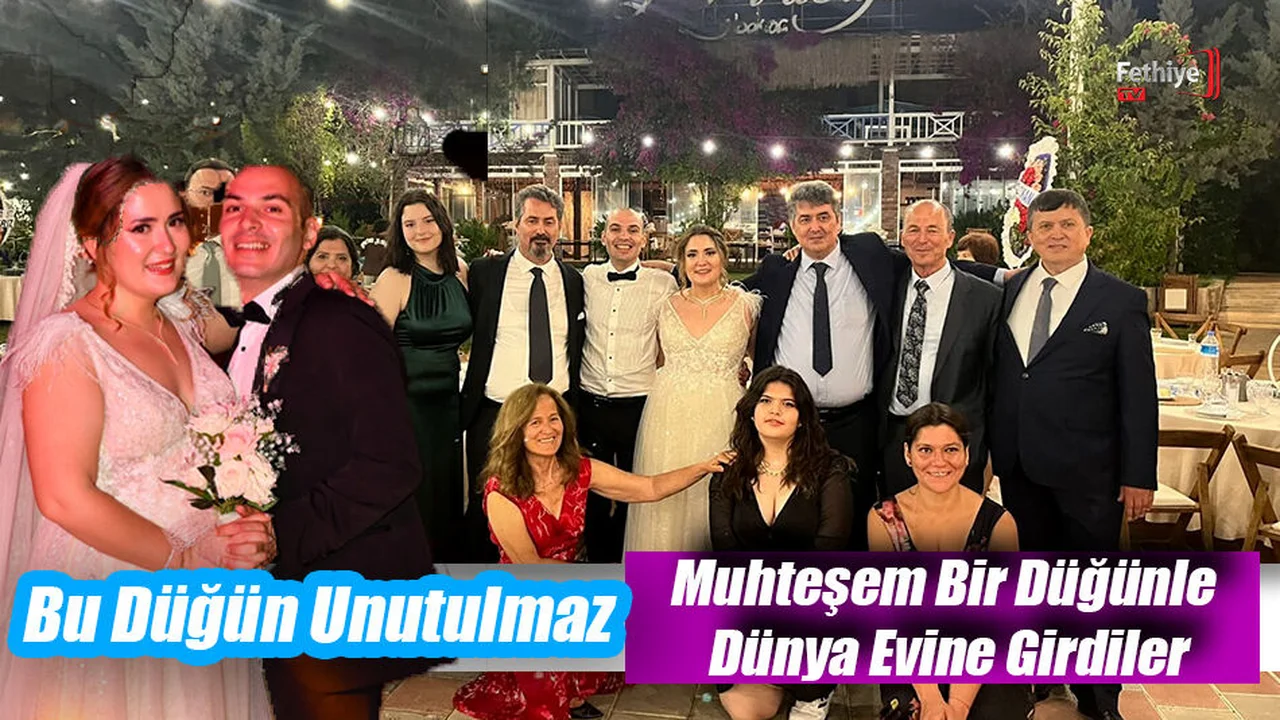 Muhteşem Bir Düğünle Dünya Evine Girdiler