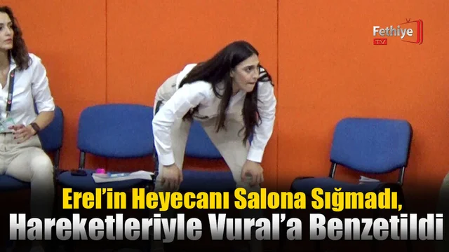 Erel’in Heyecanı Salona Sığmadı, Hareketleriyle Vural’a Benzetildi
