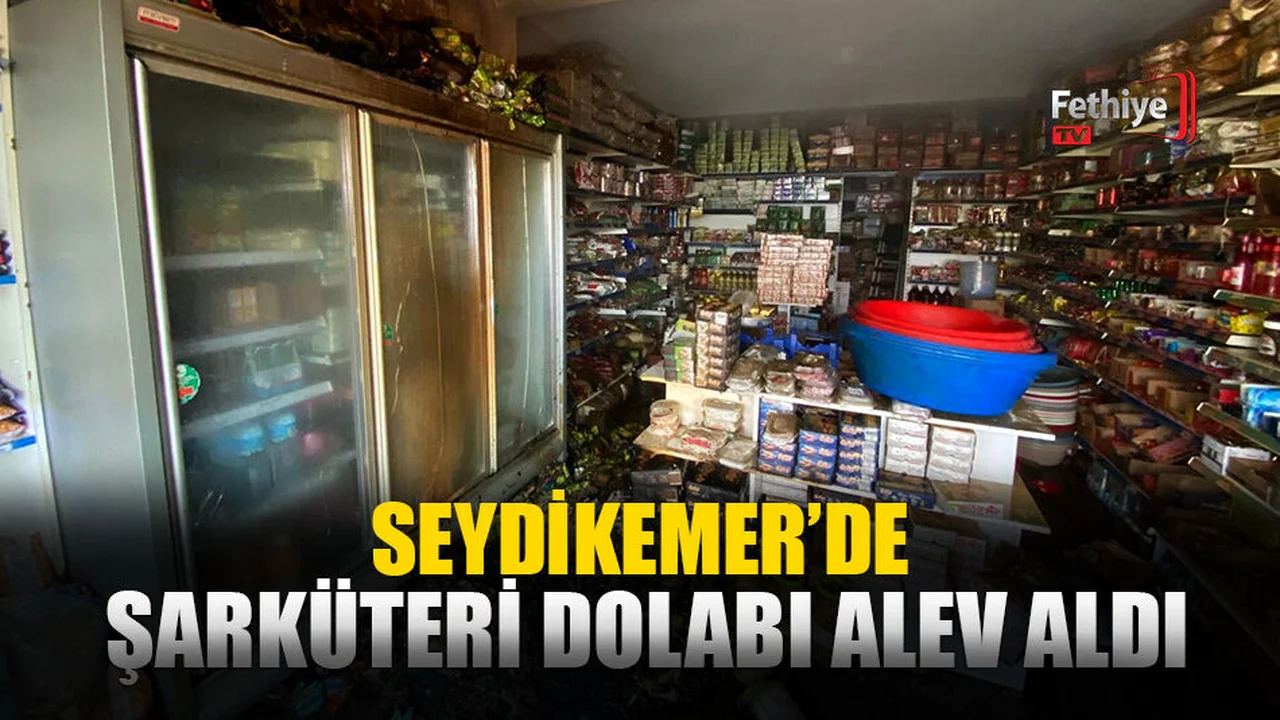 Şarküteri Dolabı Alev Aldı