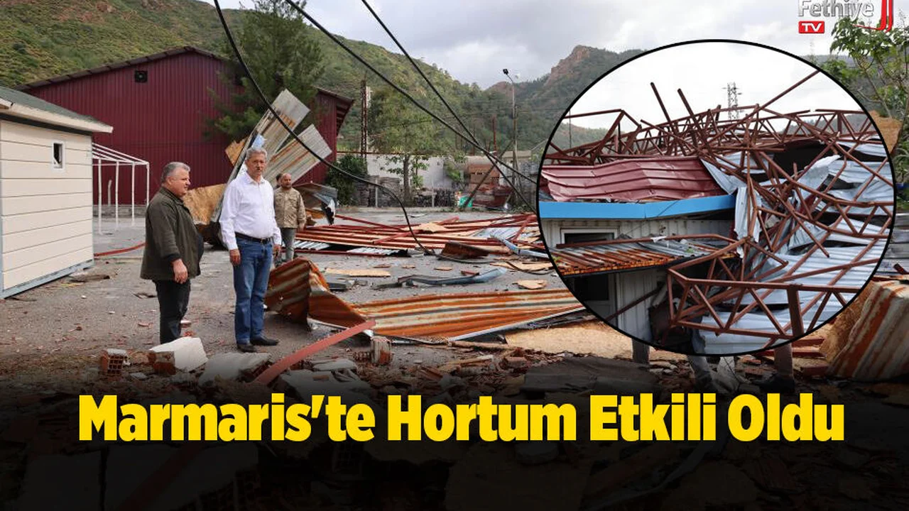 Marmaris'te Hortum Etkili Oldu