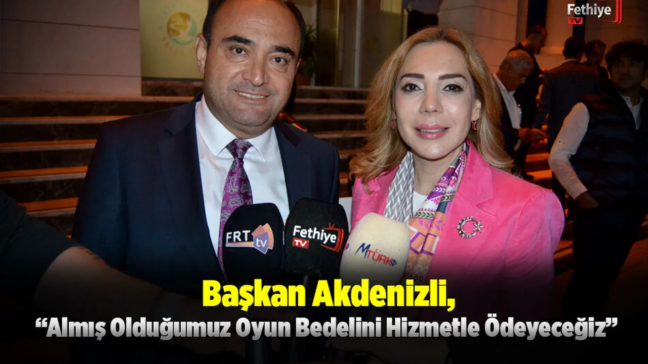 Başkan Akdenizli, “Almış Olduğumuz Oyun Bedelini Hizmetle Ödeyeceğiz”