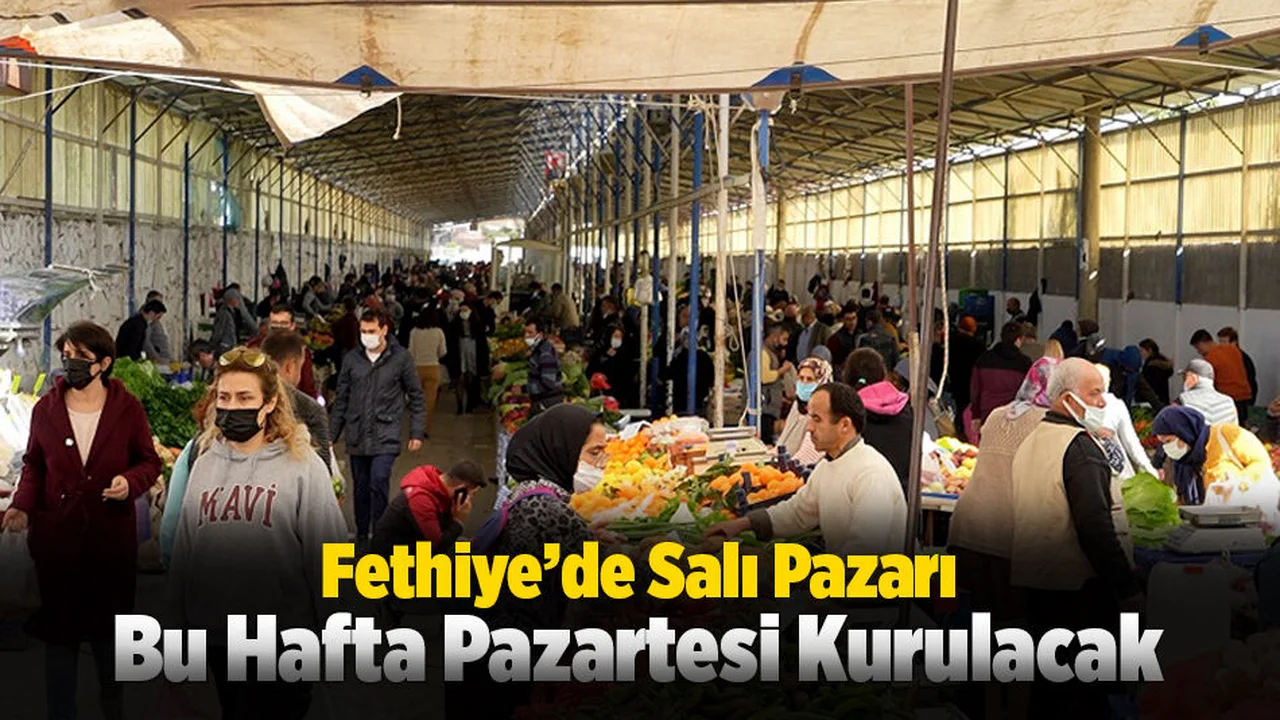 Salı Pazarı Pazartesi Kurulacak