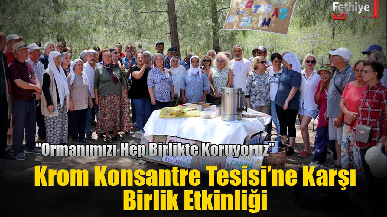 Krom Konsantre Tesisi’ne Karşı Birlik Etkinliği