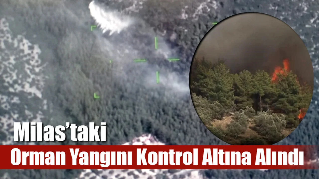 Milas’taki Orman Yangını Kontrol Altına Alındı