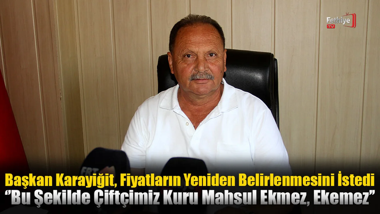 Başkan Karayiğit, Fiyatların Yeniden Belirlenmesini İstedi