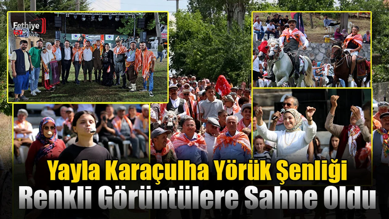 Yayla Karaçulha Yörük Şenliği Renkli Görüntülere Sahne Oldu