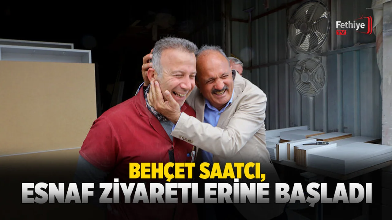 Saatcı, Esnaf Ziyaretlerine Başladı