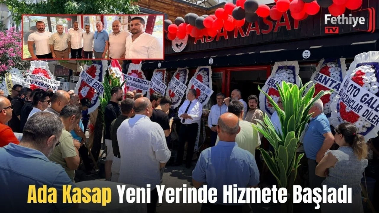 Ada Kasap Yeni Yerinde Hizmete Başladı