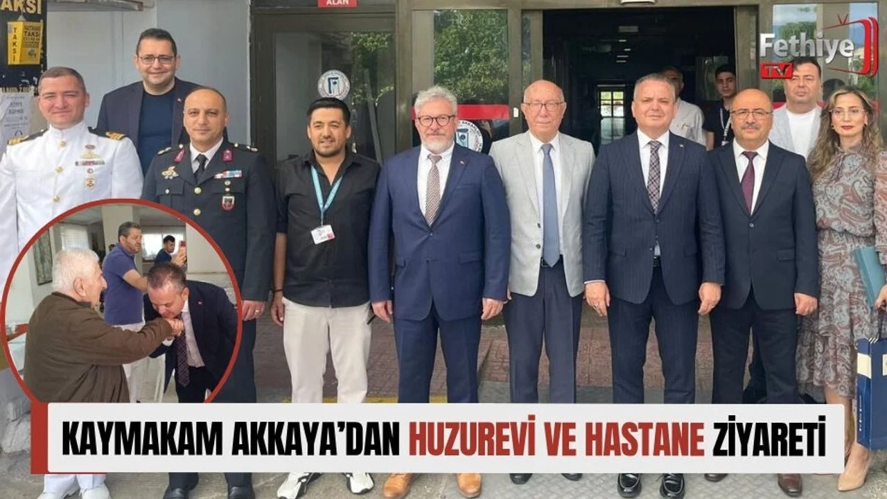 Kaymakam Akkaya’dan Huzurevi ve Hastane Ziyareti