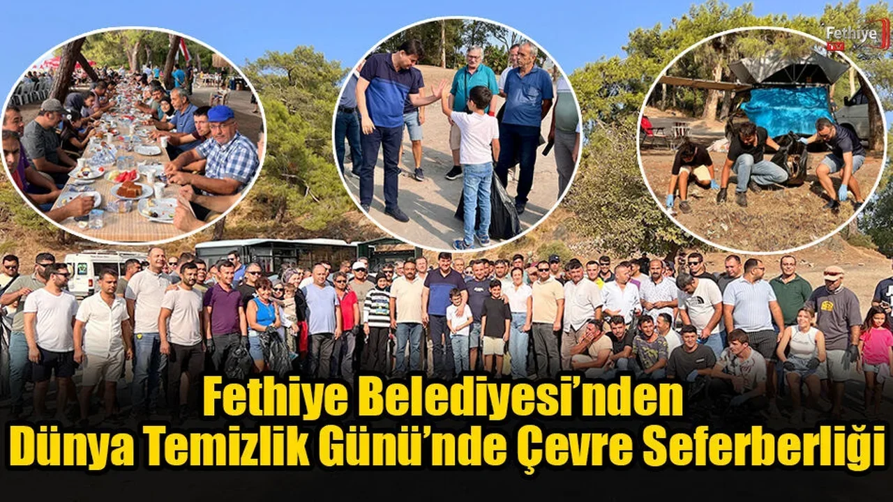 Dünya Temizlik Günü’nde Fethiye’de Anlamlı Etkinlik