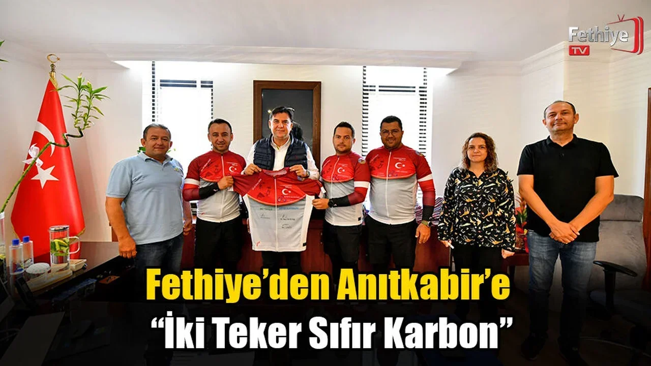 Fethiye’den Anıtkabir’e “İki Teker Sıfır Karbon”