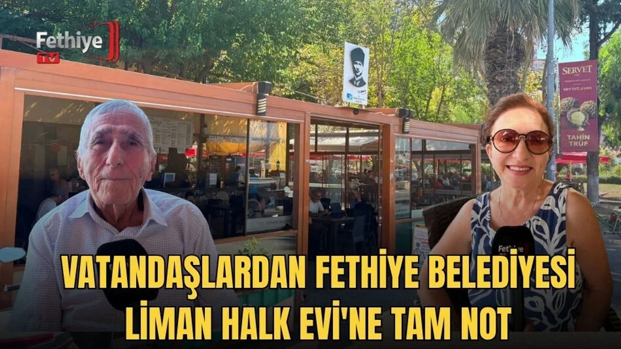 Vatandaşlardan Fethiye Belediyesi Liman Halk Evi'ne Tam Not