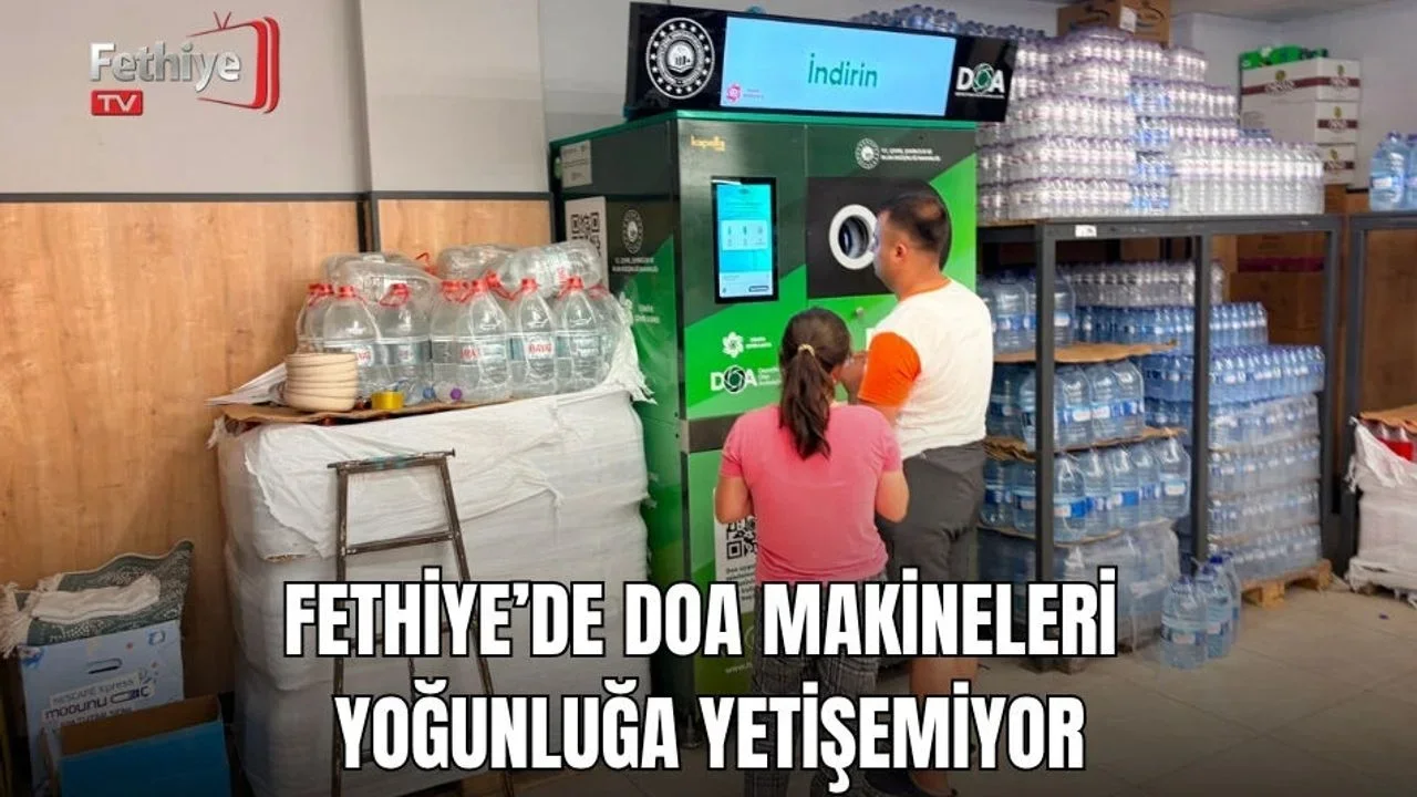 Fethiye’de Doa Makineleri Yoğunluğa Yetişemiyor