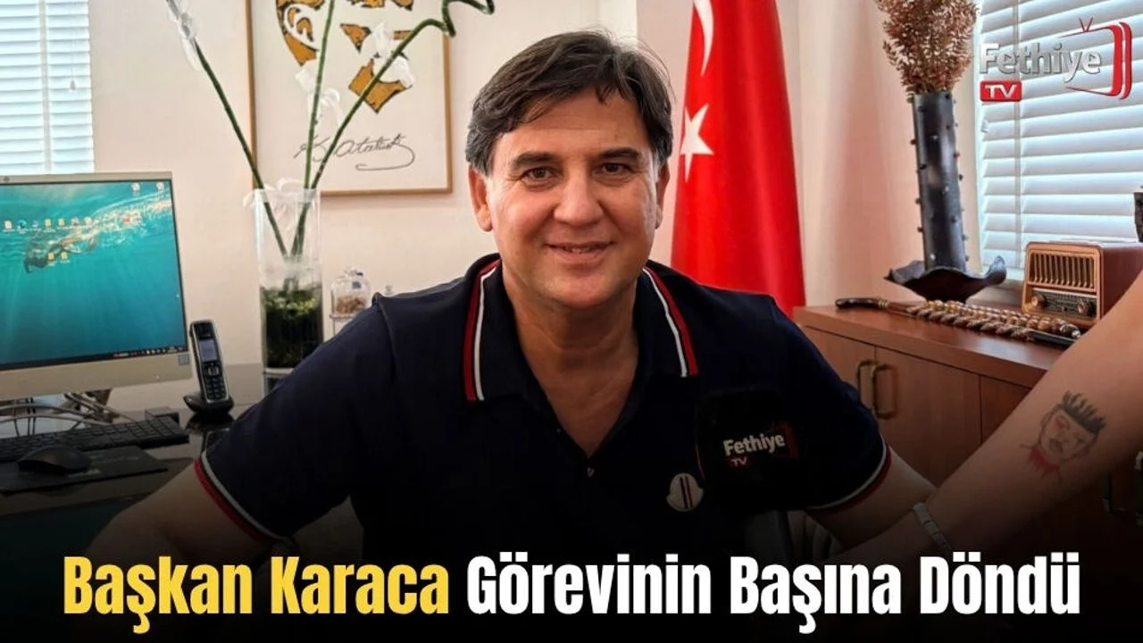 Başkan Karaca Görevinin Başına Döndü