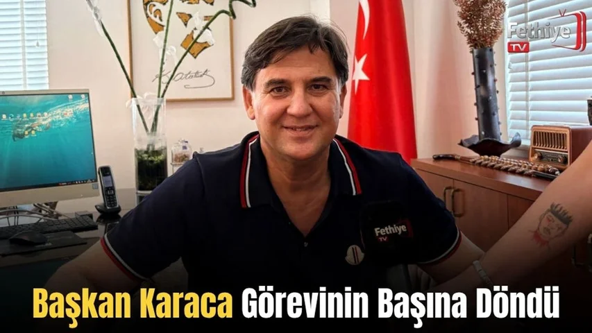 Başkan Karaca Görevinin Başına Döndü