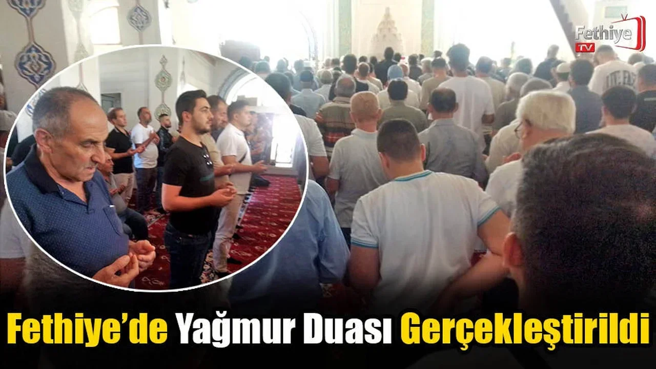 Fethiye’de Yağmur Duası Gerçekleştirildi