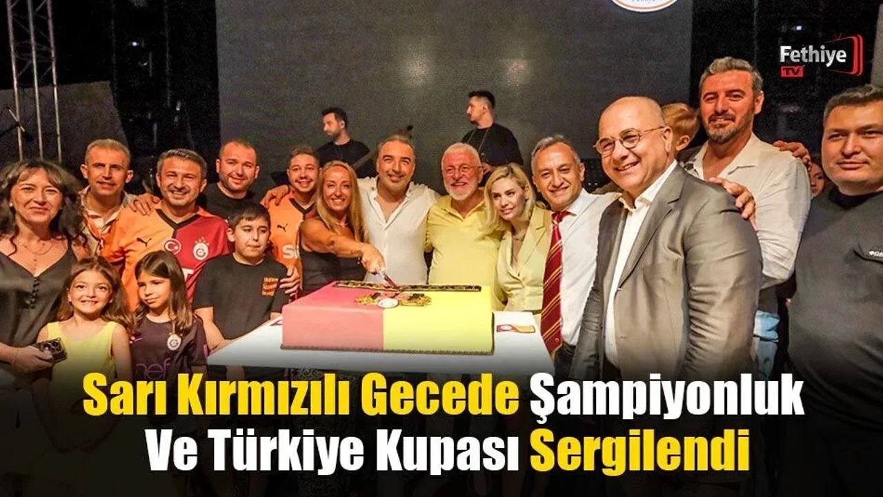Fethiye’deki Galatasaraylılar Şampiyonluğu Kutladı