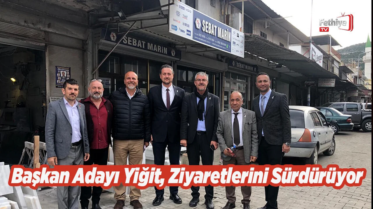 Başkan Adayı Yiğit, Ziyaretlerini Sürdürüyor