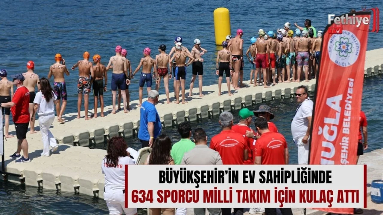 Büyükşehir’in Ev Sahipliğinde 634 Sporcu Milli Takım İçin Kulaç Attı