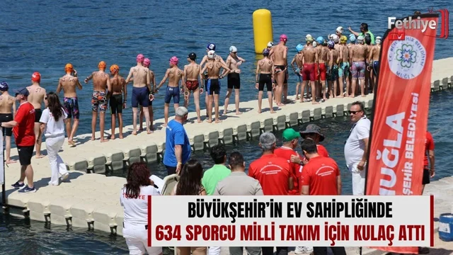 Büyükşehir’in Ev Sahipliğinde 634 Sporcu Milli Takım İçin Kulaç Attı