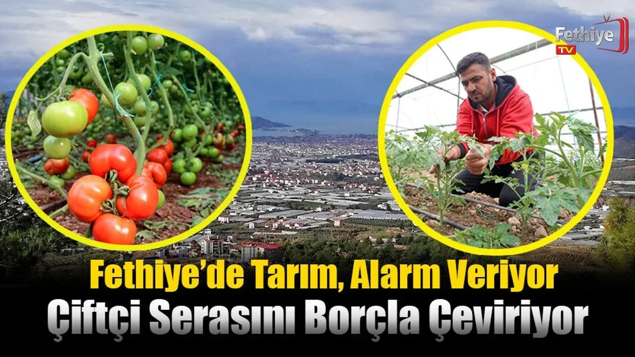 Fethiye’de Tarım Alarm Veriyor