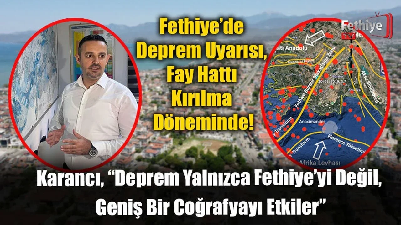 Fethiye’de Deprem Uyarısı, Fay Hattı Kırılma Döneminde!