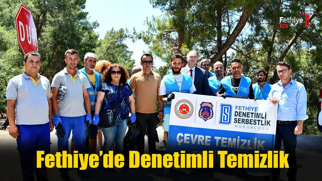 Fethiye’de Hükümlüler İle Temizlik Çalışması