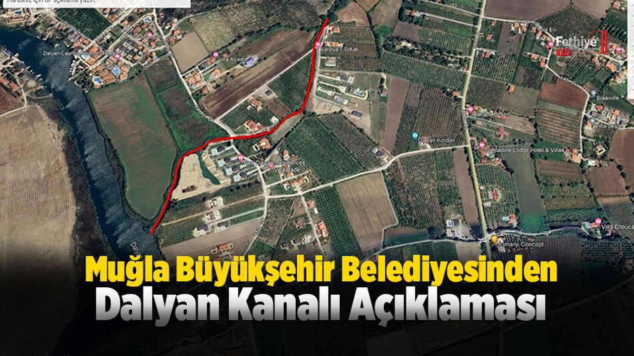 Muğla Büyükşehir Belediyesinden Dalyan Kanalı Açıklaması